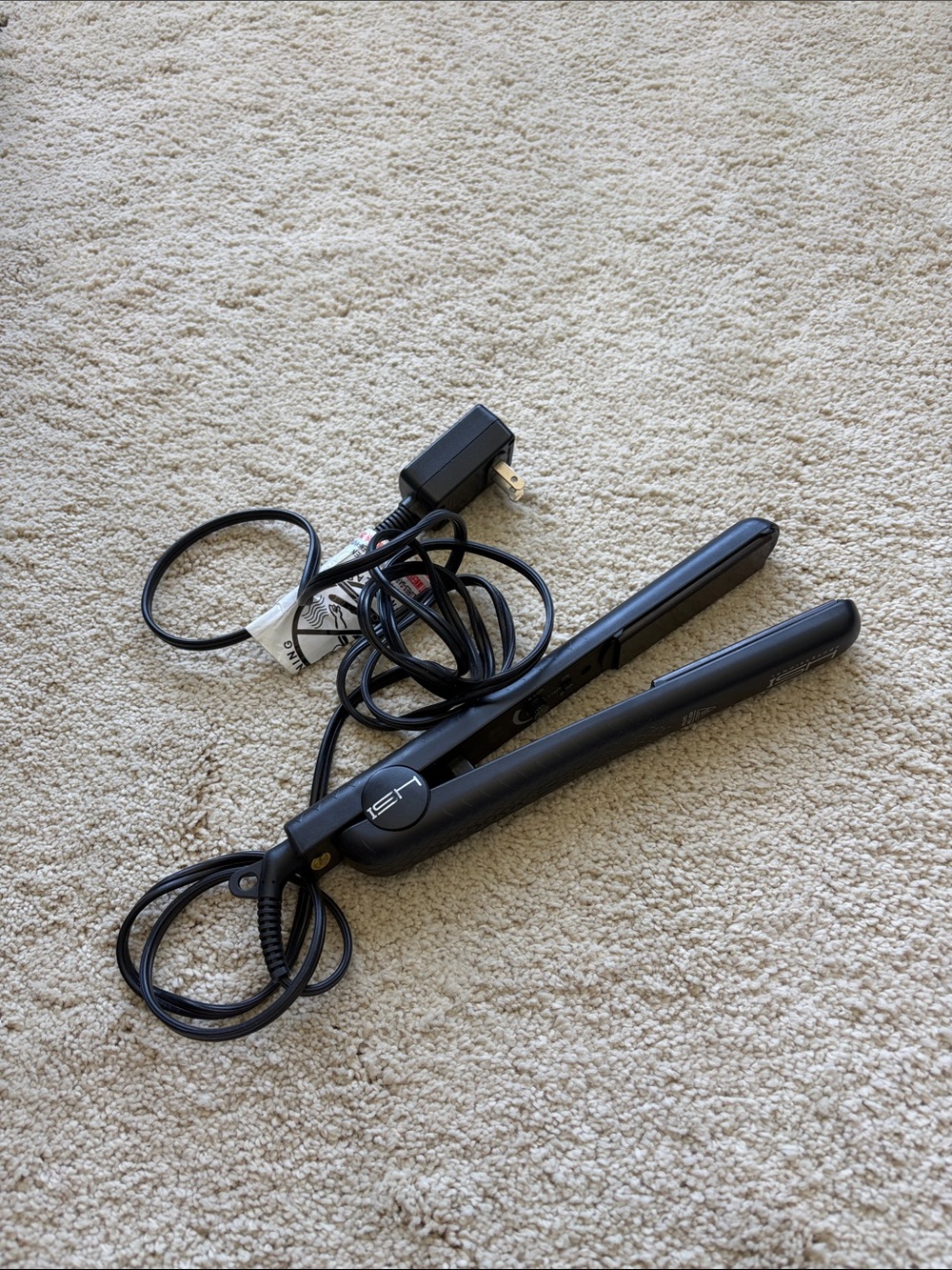 Black Ceramic Hair Straightener Flat Iron
